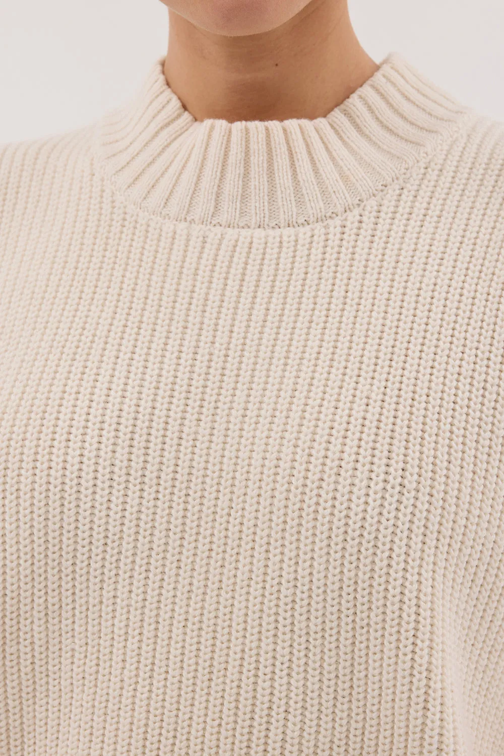 Dissh ARO CREAM KNIT TOP