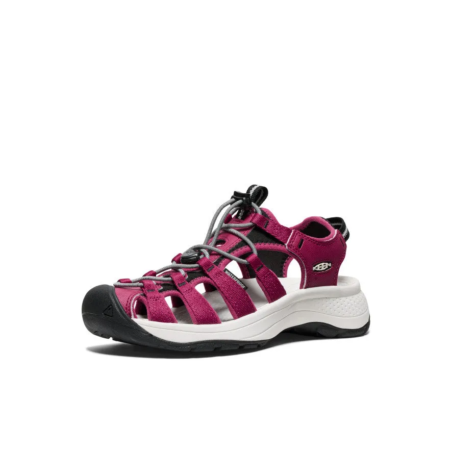 Keen Women's Astoria West Sandal  |  Beaujolais/Star White
